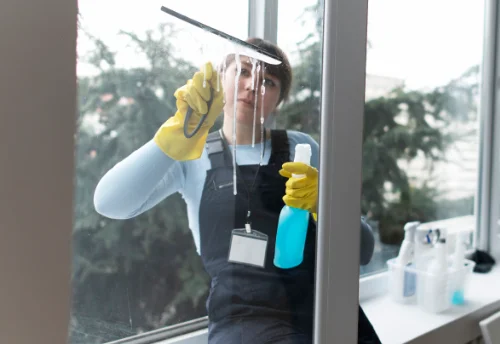 Nettoyage de vitres intérieures et extérieures à Frœningen